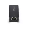 StarTech.com 1 prievado Gigabito tinklo izoliatorius, kompaktiškas tiesinis RJ45 eterneto jungtuvas su 4kV galvanine izoliacija, IP40, montuojamas ant DIN bėgio, atitinka TAA