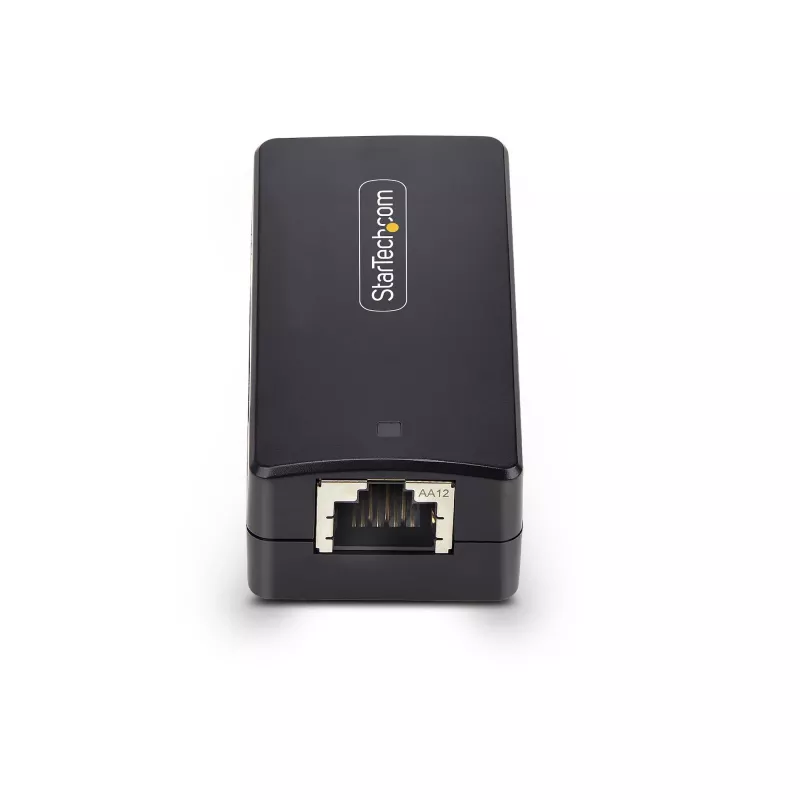 StarTech.com 1 prievado Gigabito tinklo izoliatorius, kompaktiškas tiesinis RJ45 eterneto jungtuvas su 4kV galvanine izoliacija, IP40, montuojamas ant DIN bėgio, atitinka TAA