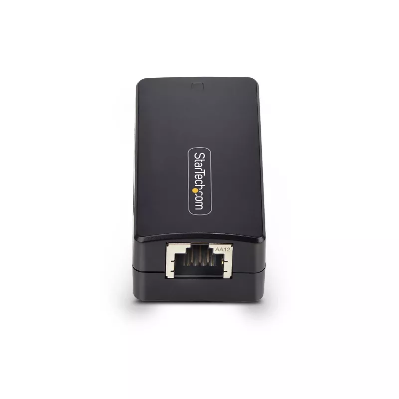 StarTech.com 1 prievado Gigabito tinklo izoliatorius, kompaktiškas tiesinis RJ45 eterneto jungtuvas su 4kV galvanine izoliacija, IP40, montuojamas ant DIN bėgio, atitinka TAA