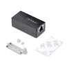 StarTech.com 1 prievado Gigabito tinklo izoliatorius, kompaktiškas tiesinis RJ45 eterneto jungtuvas su 4kV galvanine izoliacija, IP40, montuojamas ant DIN bėgio, atitinka TAA