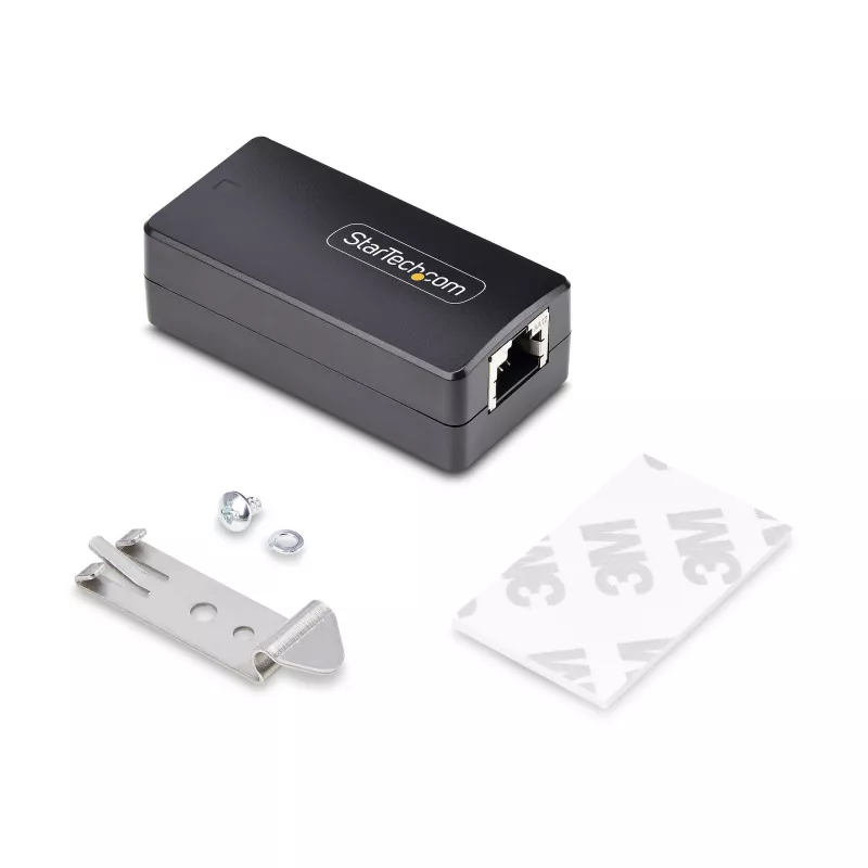 StarTech.com 1 prievado Gigabito tinklo izoliatorius, kompaktiškas tiesinis RJ45 eterneto jungtuvas su 4kV galvanine izoliacija, IP40, montuojamas ant DIN bėgio, atitinka TAA