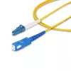 StarTech.com 3m LC–SC (UPC) OS2 vienmodis paprastasis šviesolaidinis kabelis, 9/125 µm, 40G/100G, atsparus lenkimui, maži įterpimo nuostoliai – LSZH šviesolaidinis trumpiklis