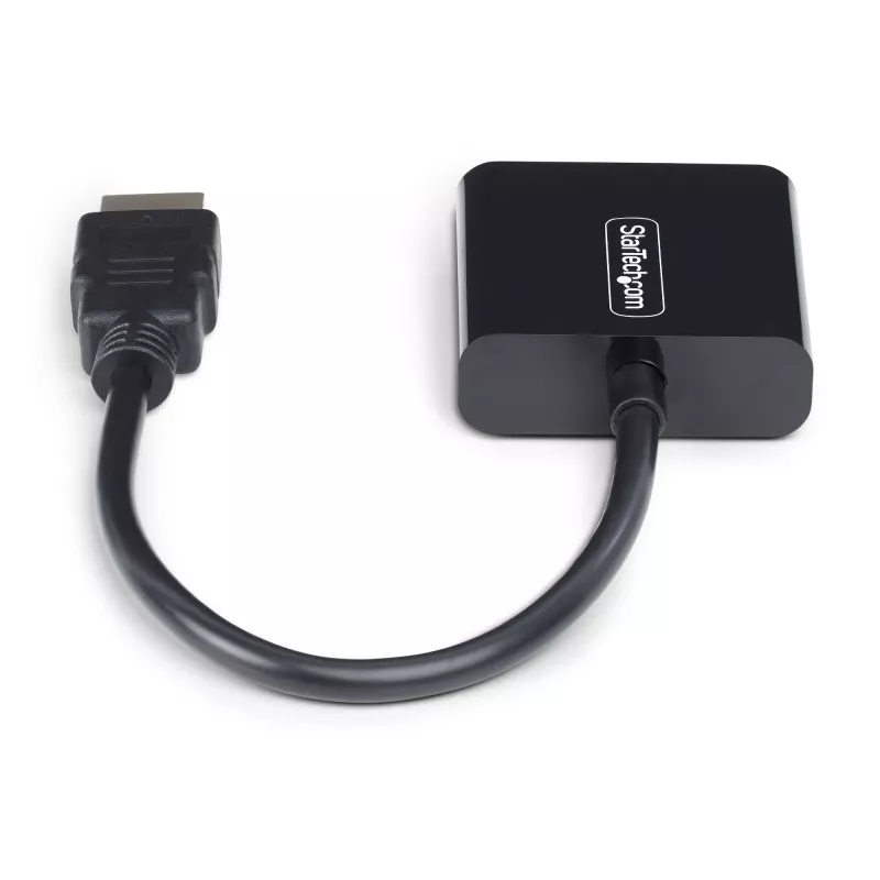 StarTech.com HDMI į VGA adapteris, aktyvus vaizdo keitiklis nešiojamam/staliniam kompiuteriui, 1920x1080 (1080p), HDMI šaltinis į VGA monitorių/ekraną/projektorių