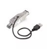 „StarTech.com“ Gigabitinis šviesolaidinis į RJ45 Ethernet keitiklis, vienmodis 10 km / daugiamodis 800 m, USB maitinimas, kompaktiškas, metalinis korpusas, mikro mini, TAA