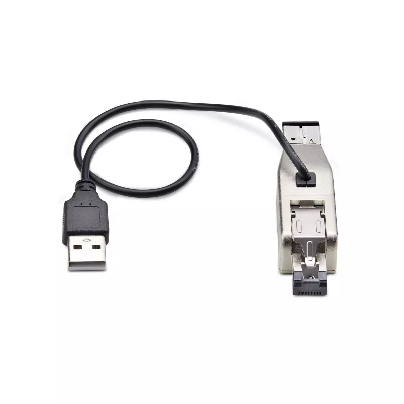 „StarTech.com“ Gigabitinis šviesolaidinis į RJ45 Ethernet keitiklis, vienmodis 10 km / daugiamodis 800 m, USB maitinimas, kompaktiškas, metalinis korpusas, mikro mini, TAA