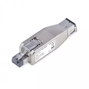 „StarTech.com“ Gigabit pluošto į RJ45 eterneto medijos keitiklis, optinis vienmodis 10 km / daugiamodis 800 m, maitinamas per PoE, kompaktiškas dizainas, metalinis korpusas, mikro mini, TAA