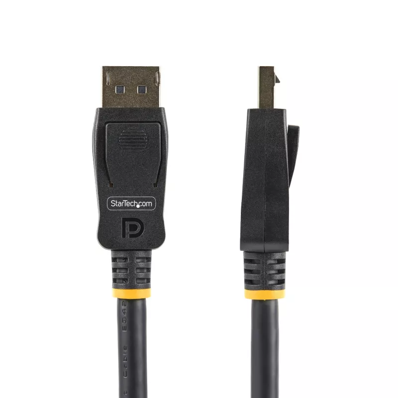 StarTech.com 2m VESA sertifikuotas DisplayPort kabelis – 10 vnt. pakuotė, DisplayPort 1.2, užraktai, 4K 60Hz UHD, DP–DP monitoriui