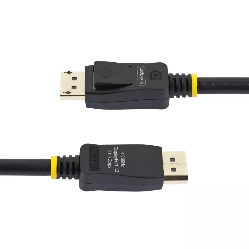 StarTech.com 2m VESA sertifikuotas DisplayPort kabelis – 10 vnt. pakuotė, DisplayPort 1.2, užraktai, 4K 60Hz UHD, DP–DP monitoriui