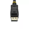 StarTech.com 2m VESA sertifikuotas DisplayPort kabelis – 10 vnt. pakuotė, DisplayPort 1.2, užraktai, 4K 60Hz UHD, DP–DP monitoriui