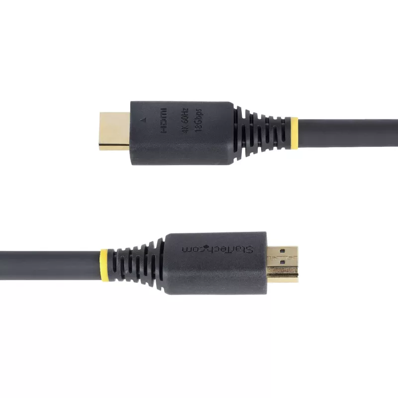 StarTech.com 5 m Premium sertifikuotas didelės spartos HDMI laidas, 4K 60Hz/1440p 144Hz, HDR10/HDCP 2.2/ARC, 18Gbps, UHD HDMI 2.0, TPE apvalkalas