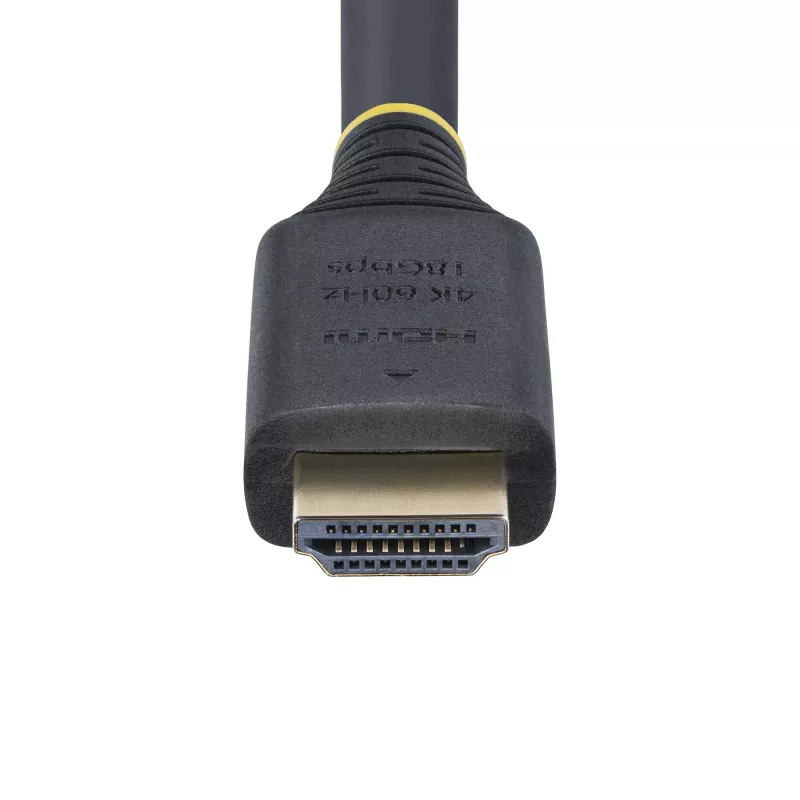 StarTech.com 5 m Premium sertifikuotas didelės spartos HDMI laidas, 4K 60Hz/1440p 144Hz, HDR10/HDCP 2.2/ARC, 18Gbps, UHD HDMI 2.0, TPE apvalkalas