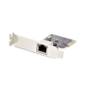 StarTech.com 1 prievado Gigabit PCIe tinklo adapterio kortelė, žemo profilio NIC, 10/100/1000Mbps PCI Express LAN kortelė, Realtek RTL8111H, Windows ir Linux, TAA atitinkanti