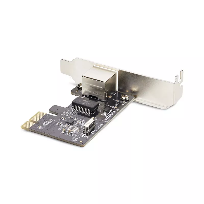 StarTech.com 1 prievado Gigabit PCIe tinklo adapterio kortelė, žemo profilio NIC, 10/100/1000Mbps PCI Express LAN kortelė, Realtek RTL8111H, Windows ir Linux, TAA atitinkanti