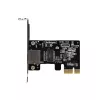 StarTech.com 1 prievado Gigabit PCIe tinklo adapterio kortelė, žemo profilio NIC, 10/100/1000Mbps PCI Express LAN kortelė, Realtek RTL8111H, Windows ir Linux, TAA atitinkanti
