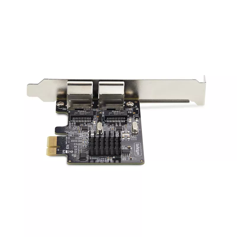 StarTech.com 2 prievadų Gigabit PCIe tinklo adapterio kortelė, 10/100/1000Mbps PCI Express NIC, dvigubas Realtek RTL8111H, veikia su Windows ir Linux, atitinka TAA