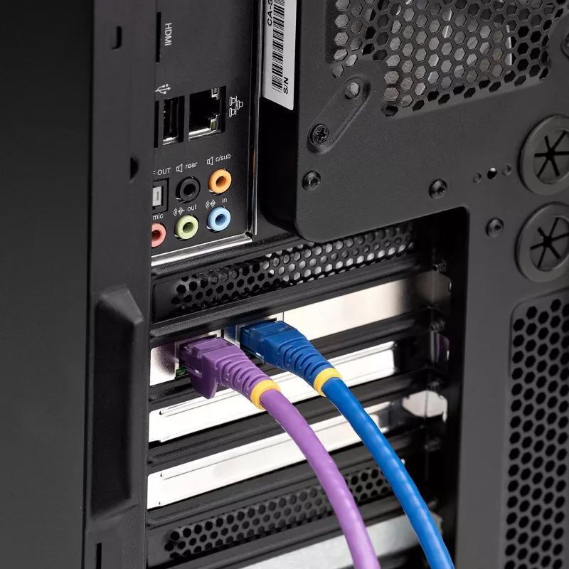 StarTech.com 2 prievadų Gigabit PCIe tinklo adapterio kortelė, 10/100/1000Mbps PCI Express NIC, dvigubas Realtek RTL8111H, veikia su Windows ir Linux, atitinka TAA