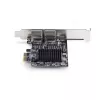 StarTech.com 2 prievadų 5G Gigabit PCIe tinklo adapterio kortelė, 5G/2.5G/1G/100M/10M PCI Express LAN kortelė, Realtek RTL8126, Windows ir Linux, TAA atitinka