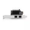 StarTech.com 2 prievadų 5G Gigabit PCIe tinklo adapterio kortelė, 5G/2.5G/1G/100M/10M PCI Express LAN kortelė, Realtek RTL8126, Windows ir Linux, TAA atitinka