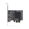 StarTech.com 2 prievadų 5G Gigabit PCIe tinklo adapterio kortelė, 5G/2.5G/1G/100M/10M PCI Express LAN kortelė, Realtek RTL8126, Windows ir Linux, TAA atitinka