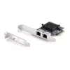 StarTech.com 2 prievadų 5G Gigabit PCIe tinklo adapterio kortelė, 5G/2.5G/1G/100M/10M PCI Express LAN kortelė, Realtek RTL8126, Windows ir Linux, TAA atitinka