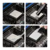 StarTech.com Aukštos kokybės silikoninė terminė pasta, 14,5 W/m·K laidumas, tepalas CPU, GPU ir IC, gerina šilumos išsklaidymą kompiuteriuose