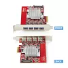 StarTech.com 4 prievadų USB-A PCIe kortelė, USB 3.2 10Gbps, PCI Express 3.0 plėtinio kortelė, 4 nepriklausomi USB valdikliai, Windows/Linux/macOS, TAA atitiktis
