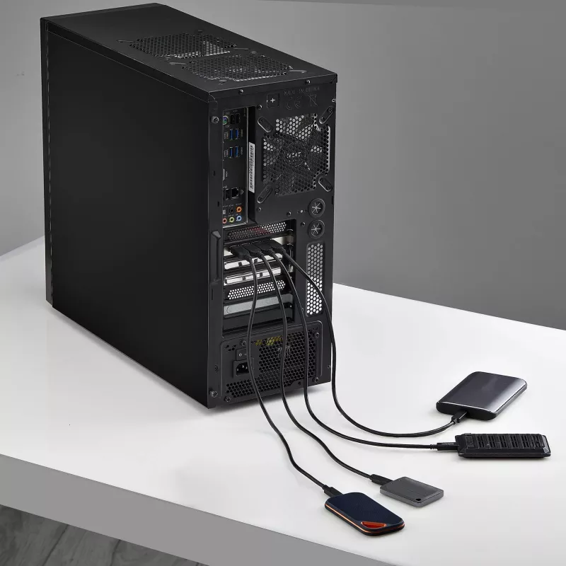 StarTech.com 4 prievadų USB-A PCIe kortelė, USB 3.2 10Gbps, PCI Express 3.0 plėtinio kortelė, 4 nepriklausomi USB valdikliai, Windows/Linux/macOS, TAA atitiktis