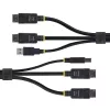 StarTech.com 6ft (1,8 m) dviejų DisplayPort ir USB 5Gbps KVM laidas, 4K 60Hz, universaliai suderinamas DP 1.2/USB 3.0 kombinuotas laidas dviejų monitorių KVM jungikliams