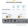 StarTech.com universali USB-C dokų stotelė trims monitoriams, 140W įkrovimas, 4K 60Hz HDMI / DisplayPort, TAA