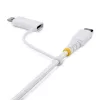 StarTech.com 1m 2-in-1 USB-C įkrovimo laidas su Lightning adapteriu, 30W/60W (3A), Apple MFi, pintas, iPhone/iPad/Android