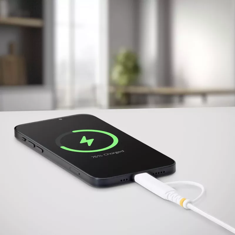 StarTech.com 1m 2-in-1 USB-C įkrovimo laidas su Lightning adapteriu, 30W/60W (3A), Apple MFi, pintas, iPhone/iPad/Android