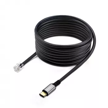StarTech.com UR9-HEADSET-ADAPTER adapteris laido keitiklis USB-C RJ-9 Juoda