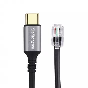 StarTech.com UR9-HEADSET-ADAPTER adapteris laido keitiklis USB-C RJ-9 Juoda