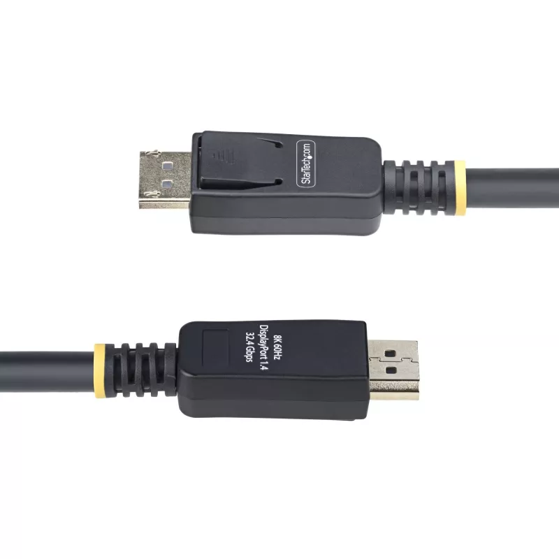 StarTech.com 3m DisplayPort 1.4 ilginimo kabelis, DP 1.4 prievado apsauga, 8K 60Hz, DP patinas – patelė, TPE apvalkalas
