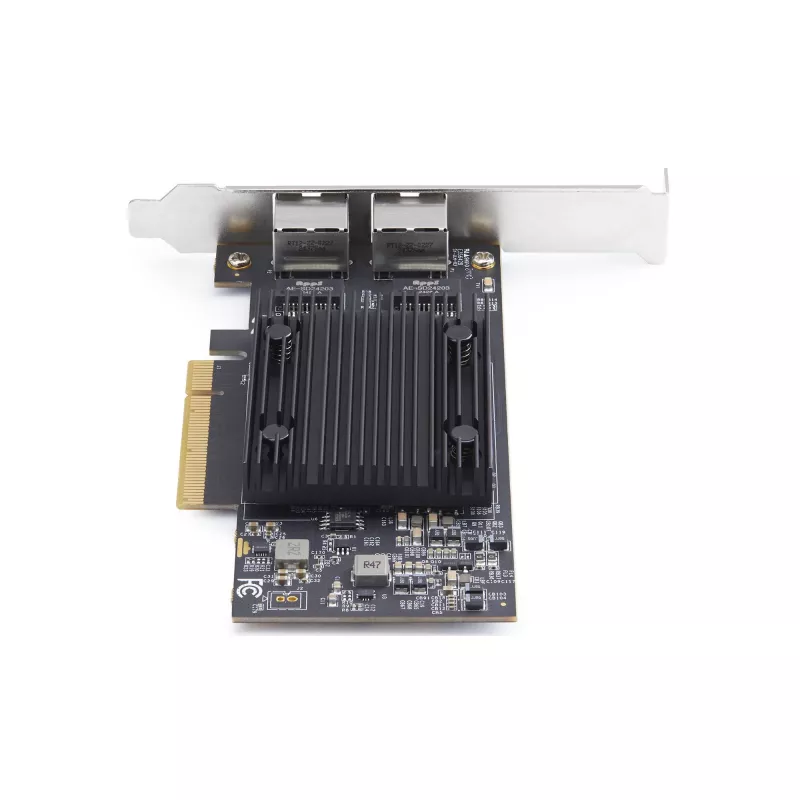 StarTech.com 2 prievadų PCIe 10Gb eterneto tinklo plokštė, 10GbE tinklo sąsajos plokštė, Broadcom BCM57416 lustas, dvigubi RJ45 10GBase-T/Gigabit, NIC, TAA
