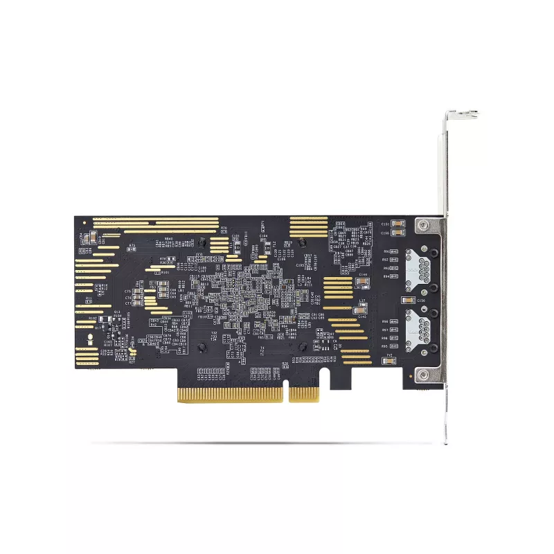 StarTech.com 2 prievadų PCIe 10Gb eterneto tinklo plokštė, 10GbE tinklo sąsajos plokštė, Broadcom BCM57416 lustas, dvigubi RJ45 10GBase-T/Gigabit, NIC, TAA