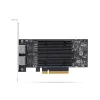 StarTech.com 2 prievadų PCIe 10Gb eterneto tinklo plokštė, 10GbE tinklo sąsajos plokštė, Broadcom BCM57416 lustas, dvigubi RJ45 10GBase-T/Gigabit, NIC, TAA