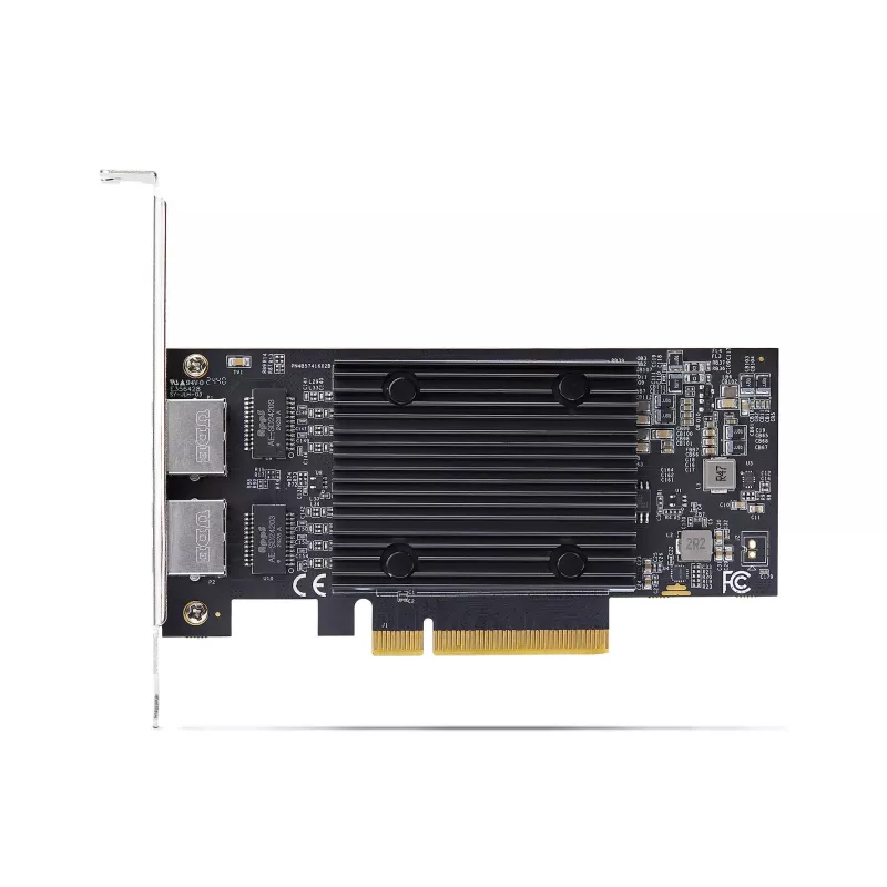 StarTech.com 2 prievadų PCIe 10Gb eterneto tinklo plokštė, 10GbE tinklo sąsajos plokštė, Broadcom BCM57416 lustas, dvigubi RJ45 10GBase-T/Gigabit, NIC, TAA