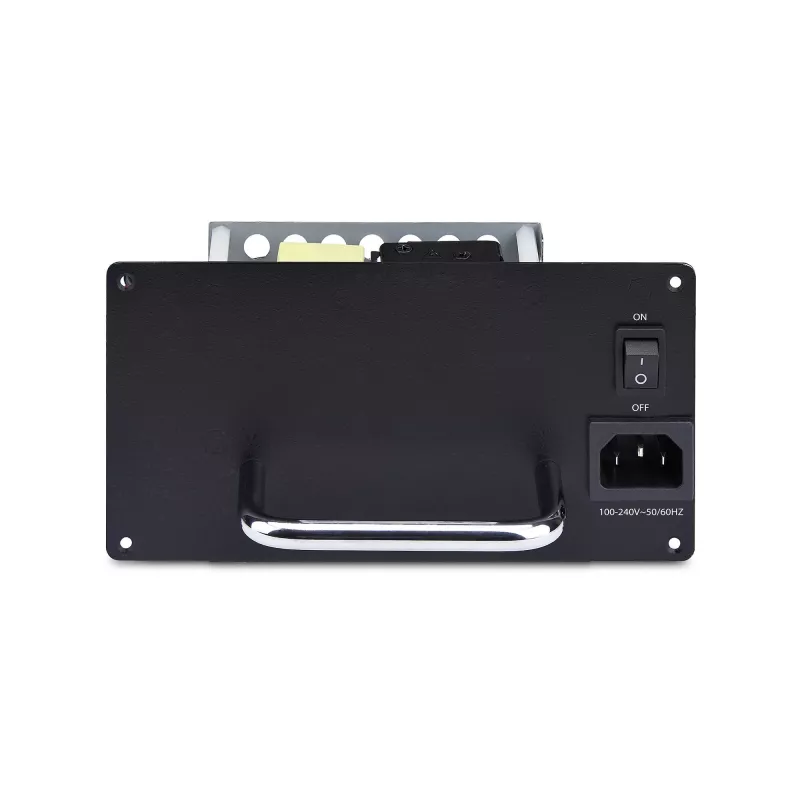 StarTech.com atsarginis maitinimo šaltinis MCM15-MEDIA-CHASSIS, 130W AC, 100-240V įėjimas, beįrankis karštai keičiamas dizainas, be ventiliatoriaus aušinimas, TAA atitiktis