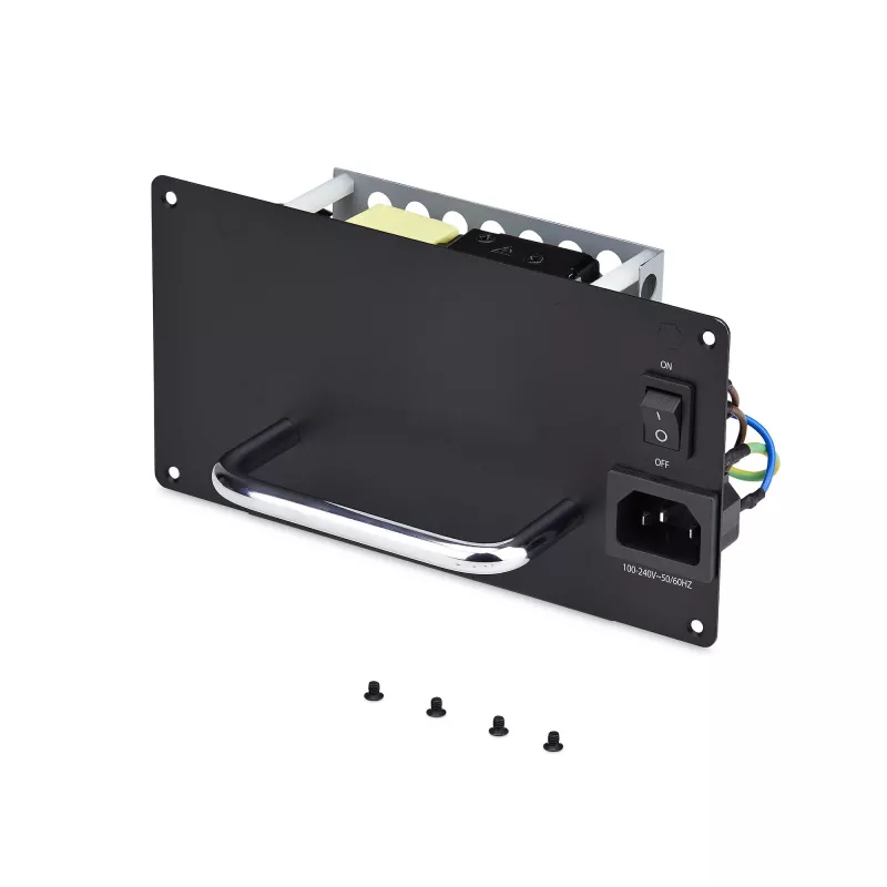 StarTech.com atsarginis maitinimo šaltinis MCM15-MEDIA-CHASSIS, 130W AC, 100-240V įėjimas, beįrankis karštai keičiamas dizainas, be ventiliatoriaus aušinimas, TAA atitiktis