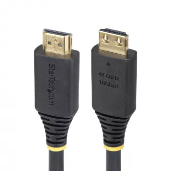 StarTech.com 2,4 m HDMI 2.0 laidas su griebiančiomis jungtimis, 4K 60Hz / 1440p 144Hz, HDR10 / HDCP 2.2 / ARC, 18Gbps, UHD, TPE apvalkalas