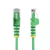 StarTech.com 2 m žalias plonas CAT6 eterneto kabelis, be užkabinimų, 100 W PoE, UTP, LSZH, 28AWG gryna varinė viela, plonas RJ45 tinklo jungiamasis laidas su įtempimo mažinimo elementais, individualiai išbandytas