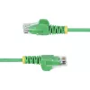 StarTech.com 2 m žalias plonas CAT6 eterneto kabelis, be užkabinimų, 100 W PoE, UTP, LSZH, 28AWG gryna varinė viela, plonas RJ45 tinklo jungiamasis laidas su įtempimo mažinimo elementais, individualiai išbandytas