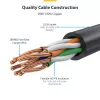 StarTech.com 10 m oranžinis plonas CAT6 eterneto kabelis, be užkabinimų, 100W PoE, UTP, LSZH, 28AWG gryna varinė viela, plonas RJ45 tinklo jungiamasis laidas su įtempimo mažinimo elementais, individualiai išbandytas