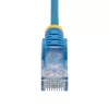 StarTech.com 15 m mėlynas plonas CAT6 eterneto kabelis, be užkabų, 100W PoE, UTP, LSZH, 28AWG gryna varinė viela, plonas RJ45 tinklo laidininkas su įtempimo mažinimo elementais, individualiai išbandytas