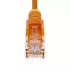 StarTech.com 15 m oranžinis plonas CAT6 Ethernet kabelis, be kablytėlių, 100W PoE, UTP, LSZH, 28AWG gryna varinė viela, plonas RJ45 tinklo pataisinis laidas su įtempimo mažinimo elementais, individualiai išbandytas