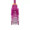 StarTech.com 5m Rožinis Plonas CAT6 Ethernet Laidas, Be Užkablių, 100W PoE, UTP, LSZH, 28AWG Gryna Vario Viela, Plonas RJ45 Tinklo Laidas su Įtempimo Mažinimu, Individualiai Išbandytas