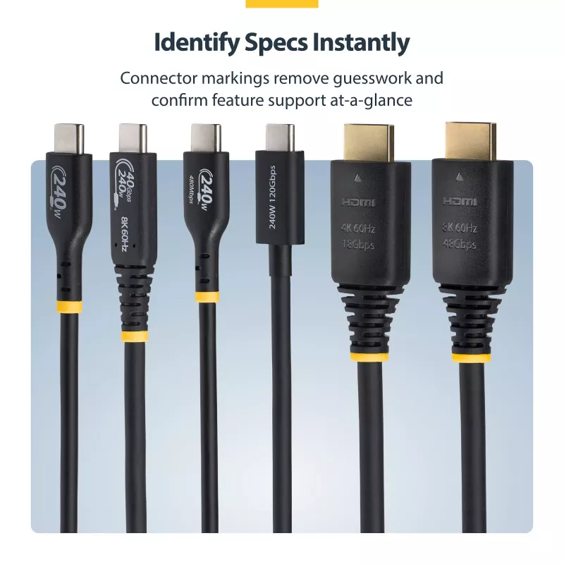 StarTech.com HDMI21-CBL-8K60-50CM HDMI laidas 0,5 m HDMI A tipo (standartinis) juodas