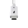 StarTech.com 2,6 pėdų (80 cm) Thunderbolt 5 laidas, 80 Gbps / iki 120 Gbps, 240 W PD, 8K 60 Hz, sertifikuotas Thunderbolt laidas, suderinamas su Thunderbolt 4 / USB4 / USB-C - Baltas