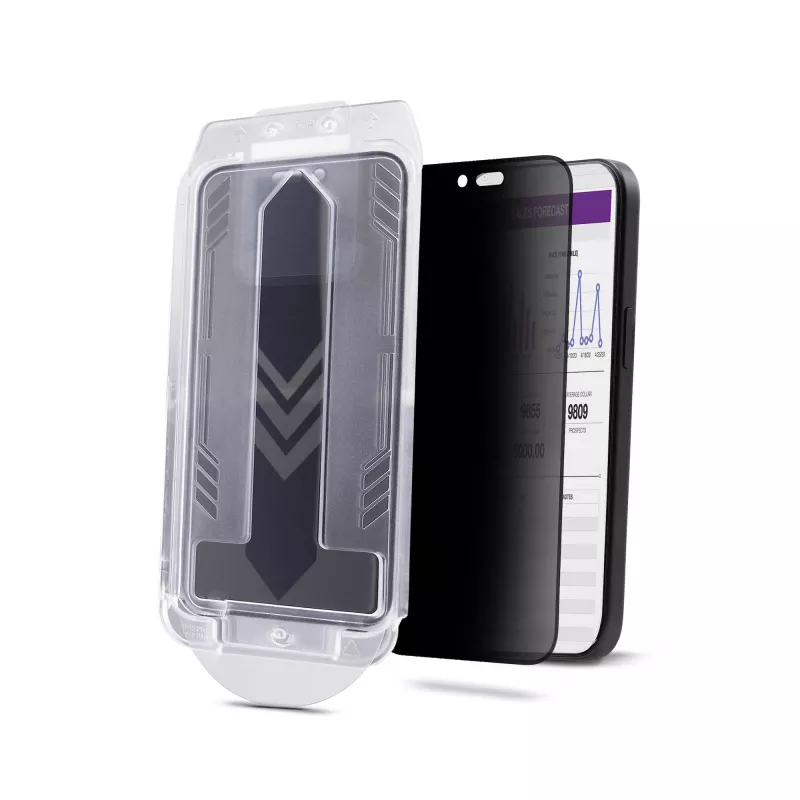 StarTech.com 4 krypčių 360 laipsnių privatumo ekrano apsauga, skirta iPhone 16 Pro, su orientacija portretu/peizažu, liečiama, grūdintas stiklas, 4 krypčių filtras, TAA